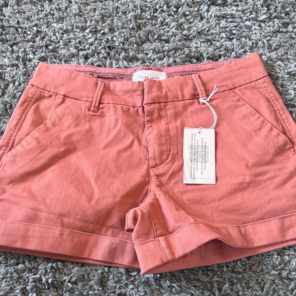Dear John High Waist Coral Shorts